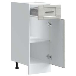Berkfield Home Kitchen Base Cabinet¬†Porto Grey Sonoma Engineered Wood - thumbnail 5