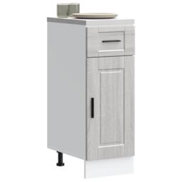 Berkfield Home Kitchen Base Cabinet¬†Porto Grey Sonoma Engineered Wood - thumbnail 1