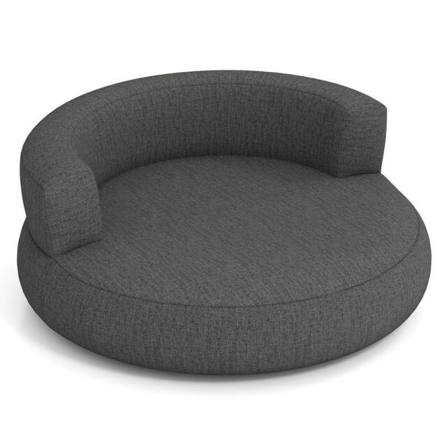 Costway Inflatable Couch Blow Up Lounger Air Sofa w/Detachable Cover &Armrests in Grey - image 1