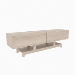 Decorotika Tera TV Stand TV Unit for TVs up to 72 inches in Light Grey - thumbnail 2