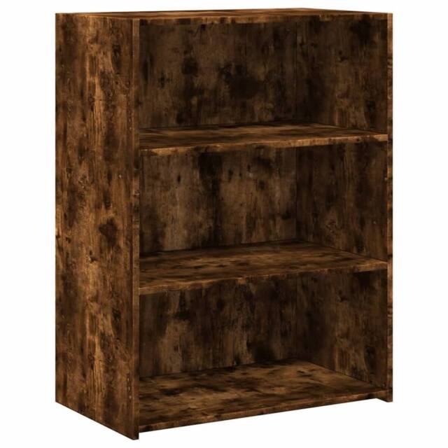 Berkfield Home Sideboard Smoked Oak 70x41x93 cm Engineered Wood in Brown - Size: 70 x 41 x 93 cm - image 1