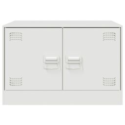 Berkfield Home Coffee Table White 67x50x44 cm Steel - Size: 67 x 50 x 44 cm - thumbnail 6