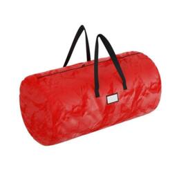 Shatchi Christmas Tree Storage Bag with Handles - Large Size 136x53cm in Red - Size: 136x53 cm - thumbnail 1
