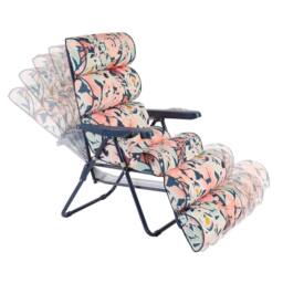 Gainsborough Luxury Floral Reclining Garden Lounger with Memory Foam Headrest - thumbnail 4