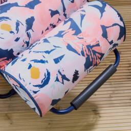 Gainsborough Luxury Floral Reclining Garden Lounger with Memory Foam Headrest - thumbnail 2