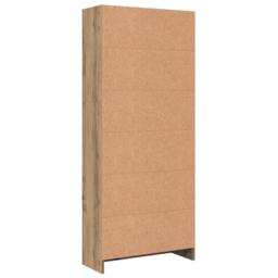 Berkfield Home Bookcase Artisian Oak 60x24x143 cm Engineered Wood in Brown - Size: 60 x 24 x 143 cm - thumbnail 6