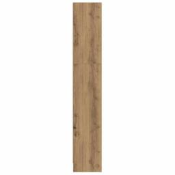 Berkfield Home Bookcase Artisian Oak 60x24x143 cm Engineered Wood in Brown - Size: 60 x 24 x 143 cm - thumbnail 5