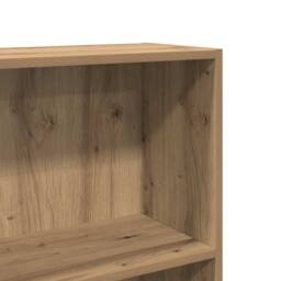 Berkfield Home Bookcase Artisian Oak 60x24x143 cm Engineered Wood in Brown - Size: 60 x 24 x 143 cm - thumbnail 7
