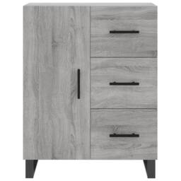 Berkfield Home Highboard Grey Sonoma 69.5x34x180 cm Engineered Wood - thumbnail 8