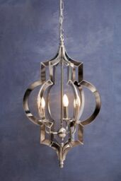 Orsina Kensington Townhouse Moorish Pendant Light in Silver - thumbnail 2