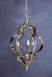 Orsina Kensington Townhouse Moorish Pendant Light in Silver - thumbnail 3