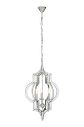 Orsina Kensington Townhouse Moorish Pendant Light in Silver - thumbnail 5