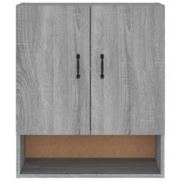 Berkfield Home Wall Cabinet Grey Sonoma 60x31x70 cm Engineered Wood - Size: 60 x 31 x 70 cm - thumbnail 5