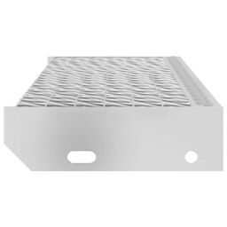 Berkfield Home Grate Step 70x24x7 cm Galvanised Steel in Silver - Size: Medium - thumbnail 5