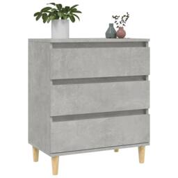 Berkfield Home Sideboard Concrete Grey 60x35x70 cm Engineered Wood - Size: 60 x 35 x 70 cm - thumbnail 4