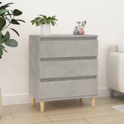 Berkfield Home Sideboard Concrete Grey 60x35x70 cm Engineered Wood - Size: 60 x 35 x 70 cm - thumbnail 2