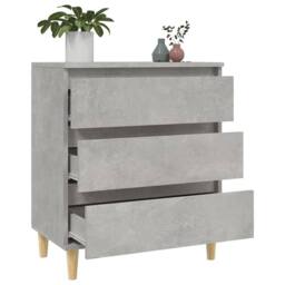 Berkfield Home Sideboard Concrete Grey 60x35x70 cm Engineered Wood - Size: 60 x 35 x 70 cm - thumbnail 5