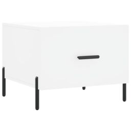 Berkfield Home Coffee Tables 2 pcs White 50x50x40 cm Engineered Wood - Size: 50 x 50 x 40 cm - thumbnail 5