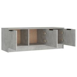 Berkfield Home TV Cabinet Concrete Grey 102x35x36.5 cm Engineered Wood - thumbnail 7