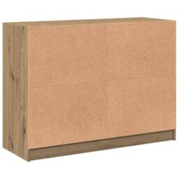 Berkfield Home Sideboard Artisian Oak 102x37x75.5 cm Engineered Wood in Brown - thumbnail 7