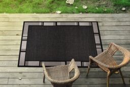 RugsX Floorlux Rug in Black - Size: 80 cm x 150 cm - thumbnail 4