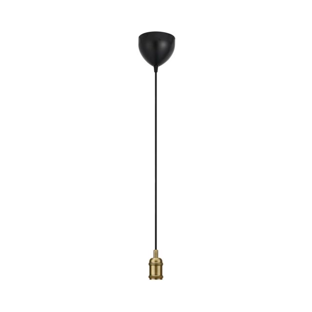 Nordlux Modern Indoor Pendant Light Brass Metal E27 Retro - Mains Powered, IP20 in Gold - image 1