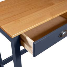 Berkfield Home Console Table Hill with 2 Drawers Grey 110x45x74 cm Solid Pine Wood - Size: 110 x 45 x 74 cm - thumbnail 5