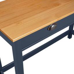 Berkfield Home Console Table Hill with 2 Drawers Grey 110x45x74 cm Solid Pine Wood - Size: 110 x 45 x 74 cm - thumbnail 4