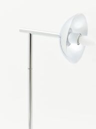 Orsina Sturdy Chrome Finish Metal Floor Lamp, Versatile Tall Lamp On The Floor, Effortlessly Elegant Bedroom Lamp in Silver - thumbnail 5