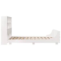 Berkfield Home Full Bed Frame without Mattress White 160x200 cm Solid Wood Pine - thumbnail 7