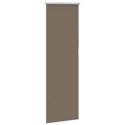 Berkfield Home Roller Blind Blackout Coffee 45x150 cm Fabric Width 40.7 cm Polyester in Brown - thumbnail 3