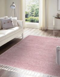 RugsX Berber Rug in Pink - Size: 120 cm x 120 cm - thumbnail 4