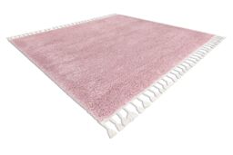 RugsX Berber Rug in Pink - Size: 120 cm x 120 cm - thumbnail 3