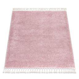 RugsX Berber Rug in Pink - Size: 120 cm x 120 cm - thumbnail 1