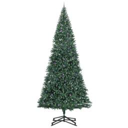 Berkfield Home Artificial Pre-lit Christmas Tree with Ball Set Green 500 cm - thumbnail 3