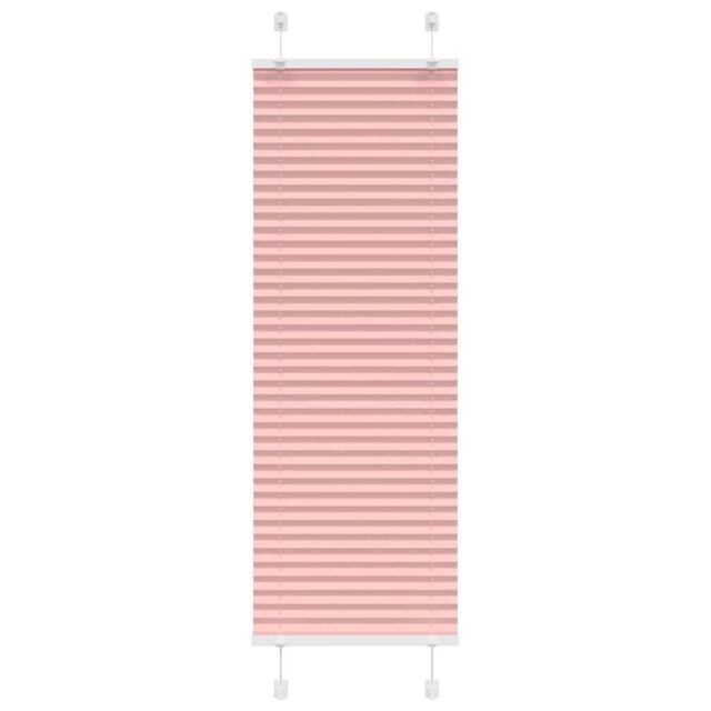 Berkfield Home Pleated Blind Pink 40x100 cm Fabric Width 39.4 cm Polyester - image 1