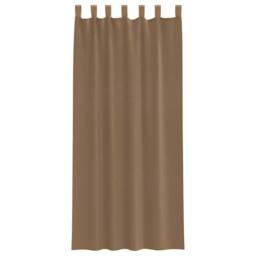 Berkfield Home Voile Curtains with Loops 2 pcs Light Brown 140x245 cm - thumbnail 4