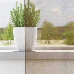 Berkfield Home Voile Curtains with Loops 2 pcs Light Brown 140x245 cm