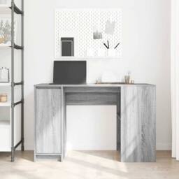 Berkfield Home Durable Desk Grey Sonoma 120x42x76 cm Engineered Wood - Size: 120 x 42 x 76 cm - thumbnail 1