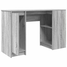 Berkfield Home Durable Desk Grey Sonoma 120x42x76 cm Engineered Wood - Size: 120 x 42 x 76 cm - thumbnail 5
