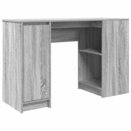 Berkfield Home Durable Desk Grey Sonoma 120x42x76 cm Engineered Wood - Size: 120 x 42 x 76 cm - thumbnail 3