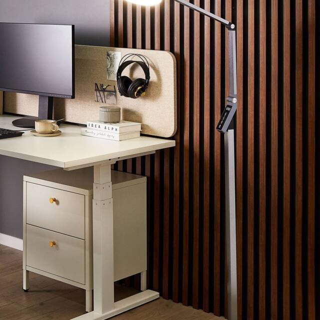 Wyld and Coco LED Floor Lamp 170cm Dark Grey Dimmable Adjustable Colour Temperature - image 1