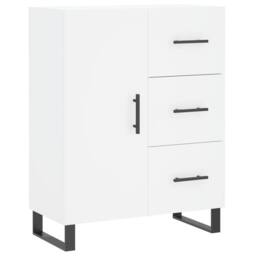 Berkfield Home Sideboard White 69.5x34x90 cm Engineered Wood - thumbnail 1