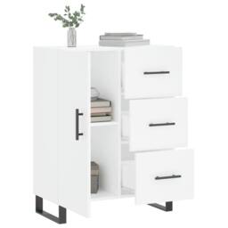 Berkfield Home Sideboard White 69.5x34x90 cm Engineered Wood - thumbnail 4