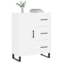 Berkfield Home Sideboard White 69.5x34x90 cm Engineered Wood - thumbnail 3