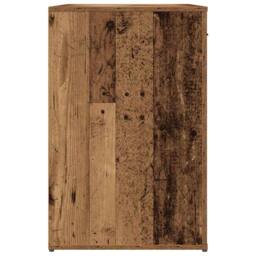 Berkfield Home Desk Old Wood 100x49x75 cm Engineered Wood in Brown - Size: 100 x 49 x 75 cm - thumbnail 6