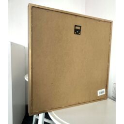 nielsen Memo Board with Fluffy Fabric Pin Board & Gold Frame in Pink - thumbnail 5