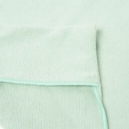 OHS Beach Towel Bag Microfibre Quick Dry Absorbent Bath Large Travel Spa in Pale Green - thumbnail 3