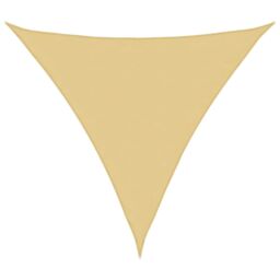 Berkfield Home Sun Shade Sail Sand 3.6x3.6x3.6 m 100% Polyester Oxford in Yellow - thumbnail 2