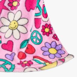 OHS Kids Positive Vibes TV Blanket Coral Fleece Wearable Throw - thumbnail 4